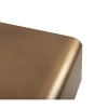 Metalowy stolik kawowy NOURA MM001501100368 złoty do salonu 40cm