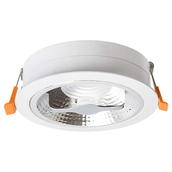 Podtynkowa LAMPA sufitowa REDONDO ML5696 Milagro metalowa OPRAWA okrągłe oczko plafon czarny