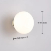 Lampa ścienna ściemnialna EARL R27771101 LED 1,5W 3000K biały mosiądz