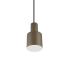 Wisząca lampa Agudo 319400141 szara tuba 1x10W E27 z regulacją