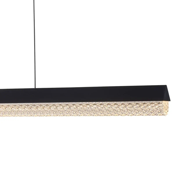 Wisząca lampa listwa ANABELLA ST-8501 black LED 12W 3000K czarna