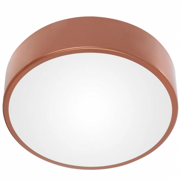 Okrągła lampa przysufitowa 137623620163 metalowa IP54 miedź