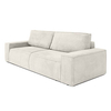 Sofa do salonu rozkładana Pllow KH1501100207 King Home sztruks wygoda jasny beżowy