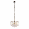 Salonowa lampa wisząca Fargo FARGO-12CH Endon glamour chrom przezroczysta