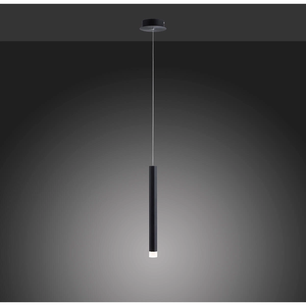 Pojedyncza lampa zwisająca Bruno 15202-18 LED 6W 3000K sopel czarny