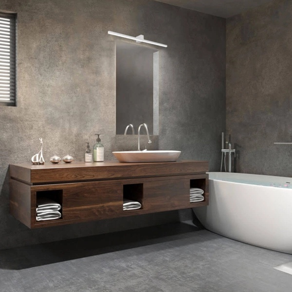 Łazienkowy kinkiet nad lustro Nevada LP-778/1W XXL WH LED 32W 4000K IP44 metalowy biały