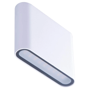 Elewacyjna lampa ogrodowa Cremona AZ2179 LED 6W 3000K IP54 kwadratowa biała