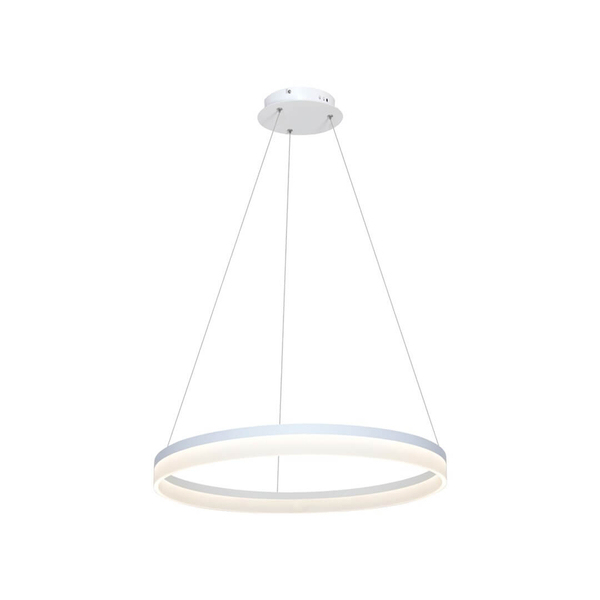 LAMPA wisząca RING ML066 Milagro okrągła OPRAWA zwis circle LED 36W 4000K pierścień biały alvendre