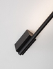 Metalowy kinkiet jadalniany Buin stick LED 10W 3000K czarny