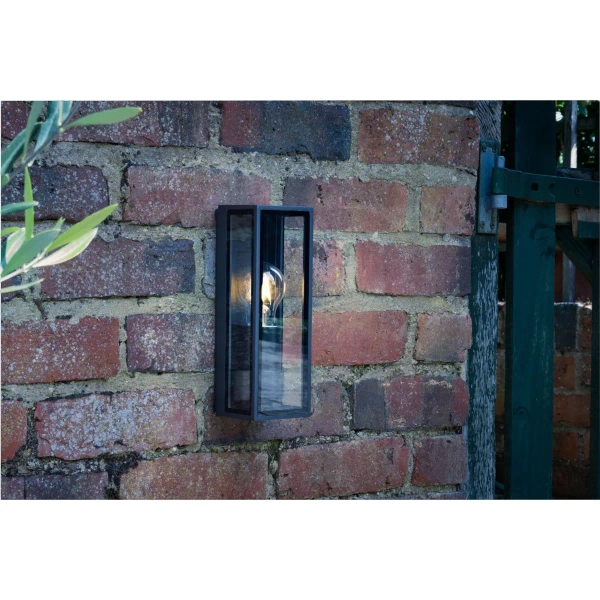 Zewnętrzna lampa ścienna Taryn TAR1639 lampion do ogrodu IP65 czarny