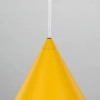 Wisząca lampa salonowa CONO 10066 stożkowa żółty