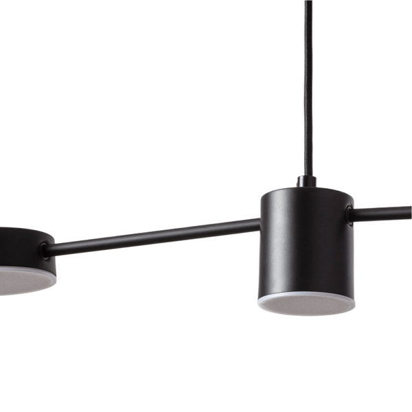 Metalowa lampa wisząca Gamorra ABR-LWL-GAM18W-C LED 18W 3000K tuby czarne