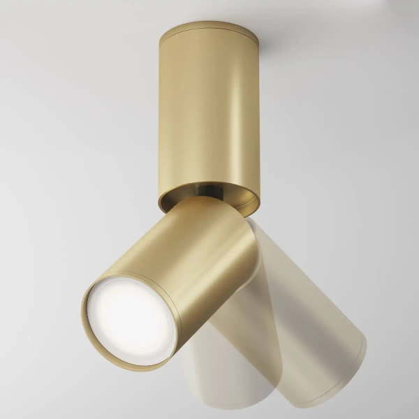 Oprawa wpuszczana natynkowa Focus C051CL-01G mosiądz