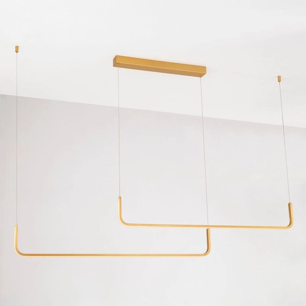 Zwisająca lampa do salonu PIURA LE44358 LED 40W 3000K złota