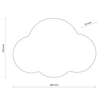 Kinkiet do pokoju dziecięcego chmura Cloud 4964 TK Lighting metalowy biały