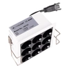 Kwadratowa lampa wpuszczana X-LINE H0137 Maxlight LED 10W 3000K biały czarny