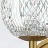 Ścienna lampa glamour Marni QN-MARNI-1WB-NBR LED 5W 3000K mosiądz