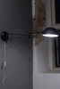 Lampa ścienna Portland 108587 Markslojd metalowa oprawa regulowana czarna