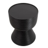 Stolik kawowy LAPIS MM001501100407 czarny drewniany do salonu 36cm