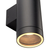 Łazienkowa lampa ścienna góra-dół Palin XL 98438 tuba metalowa IP44 czarna