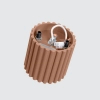 Ryflowana tuba sufitowa AURA mocca SL.1804 GU10 metalowa