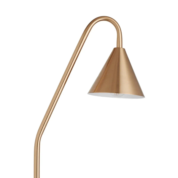Metalowa lampa ścienna PRIMO gold ST-8538 gold do biura stożek złoty
