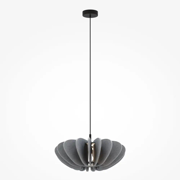 Nowoczesna lampa wisząca Cambio MOD398PL-01GR1 nad wyspę szara
