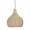Wisząca lampa boho JANNE 366700136 nad stół juta beżowa
