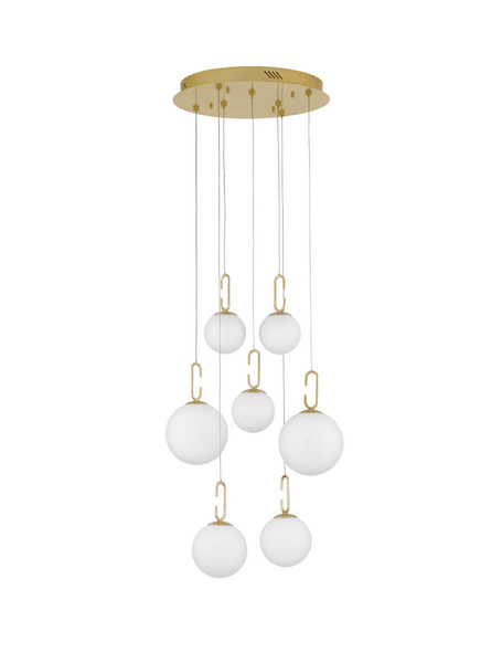 Jadalniana lampa wisząca YARA LE42757 kaskada balls LED 52W 3000K złota