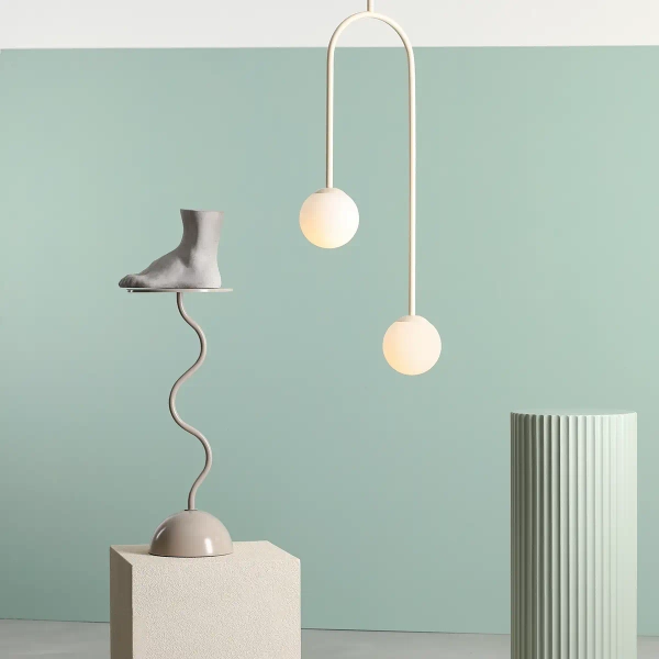 Podwójna lampa zwisająca NAVE 1088PL_H9 Aldex molekuły kremowa