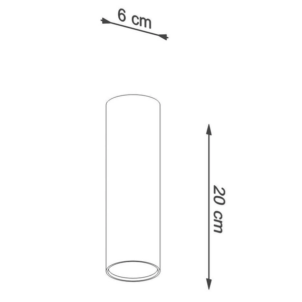 Minimalistyczny downlight sufitowy SL.0997 biały do holu