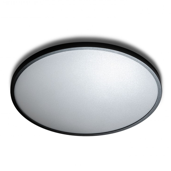 Nowoczesna lampa sufitowa Malta LED 42W do sypialni czarna