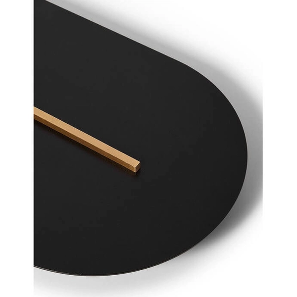 Ścienny kinkiet do sypialni Rokke RKK22030 metalowy czarny