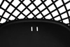 Krzesło ażurowe BINN KH010100230 metalowa podstawa czarna