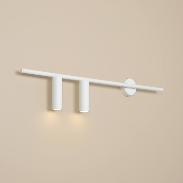 Lampa ścienna minimalistyczna Trevo 1104D Aldex listwa biała