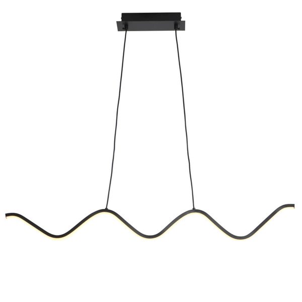 Lampa wisząca do salonu ZIGZAG ST-MD240602 BLACK LED 13W 3000K czarna