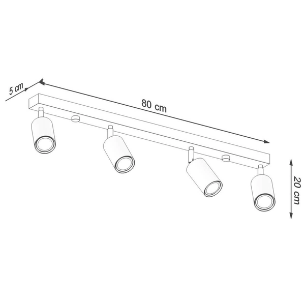 Drewniana lampa sufitowa SL.1042 regulowana do jadalni