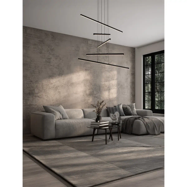 Ściemnialna lampa wisząca CENVIRO LE45449 LED 49W 3200K belka czarna