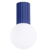Kulista lampa sufitowa HALO SL.1738 okrągła łazienkowa IP44 niebieska biała