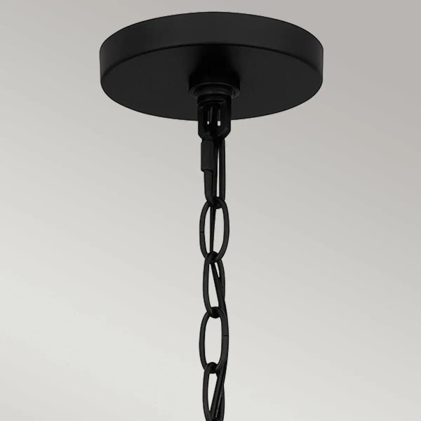 Ekologiczna lampa wisząca Teton QZ-TETON-5P-MBK naturalna lina