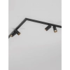 Modułowa lampa sufitowa CALDEMO LE45655 tuby metalowe czarne