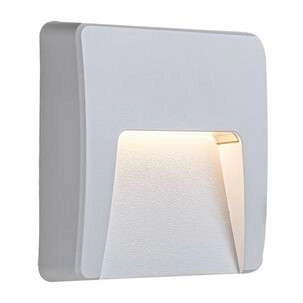 Zewnętrzna LAMPA schodowa TRENTO 8893 Rabalux zewnętrzna OPRAWA kwadratowa LED 3W 4000K IP65 biała