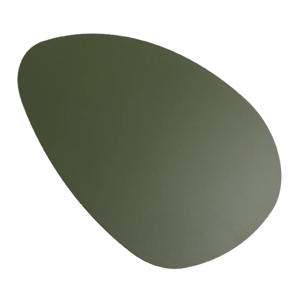 Minimalistyczna lampa na ściane 10631 kamień owalny czarny