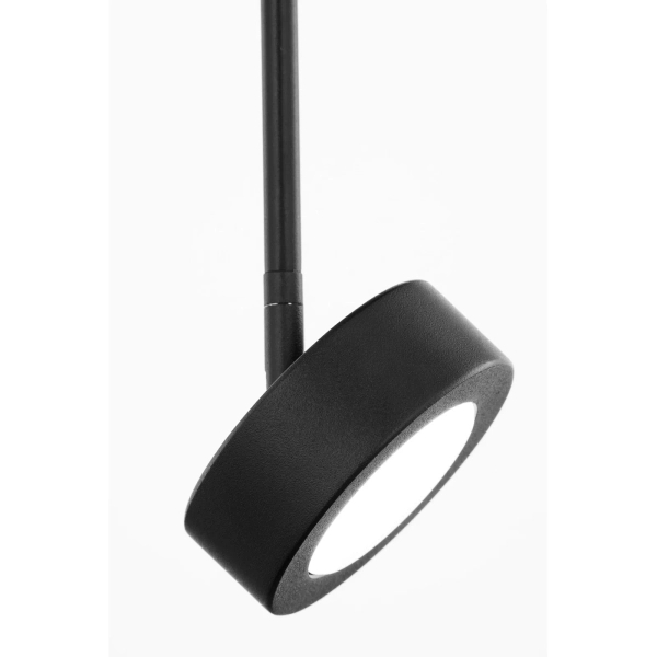 Wisząca lampa czarna BAR reflektor 1xGx53 ruchoma do sypialni 41644