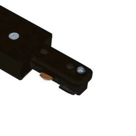 Środkowy ŁĄCZNIK szynoprzewodu LSU/CZ Orlicki Design do szyny natynkowej 1-fazowej 230V czarny