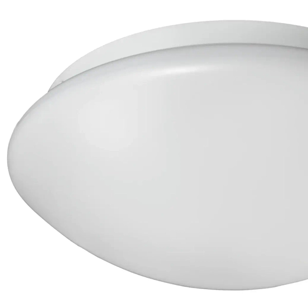 Minimalistyczny plafon sufitowy FURY EKP1301 owalny do salonu biały