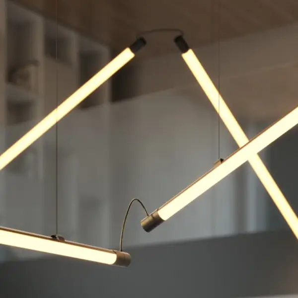 Nowoczesna lampa wisząca czarna PIPER LED 23,5W 2700-4000K listwy do salonu 71264-M942-D9-PH-12