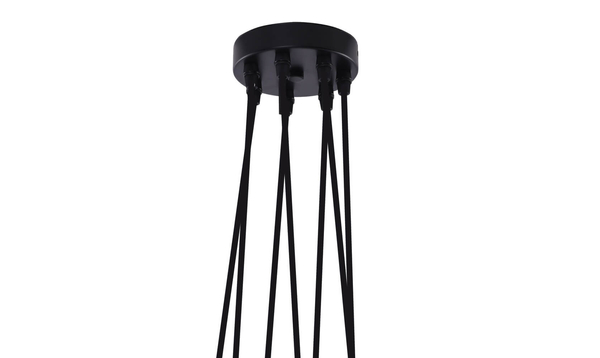 Industrialna lampa wisząca Carron AZ2142 Azzardo nad stół miedziana czarna