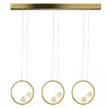 Pierścieniowa lampa wisząca 23029 LED 21W 3000K koła do salonu złoty