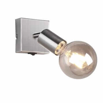 Ścienna LAMPA loftowa VANNES R80181707 RL Light kinkiet OPRAWA metalowa reflektorek regulowany nikiel mat